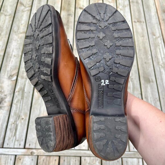 Women's PIKOLINOS Brown Leather Ankle Boots Size 42 - Picture 5 of 10